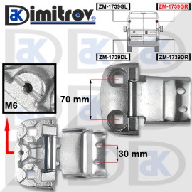 Панта горна дясна за задна врата Citroen Jumper Fiat Ducato Peugeot Boxer
